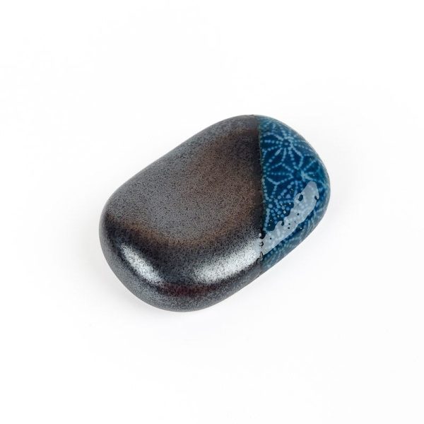 Ceramic Chopsticks Holder Blue Hot on Sale
