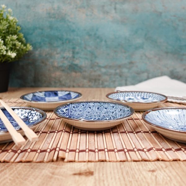 Japanese Plate Set - x5 on Sale - Image 4