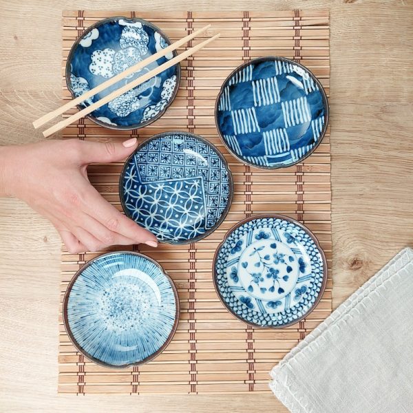 Japanese Plate Set - x5 on Sale - Image 2