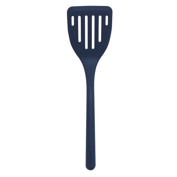 Platinum Silicone Slotted Turner | Navy on Sale