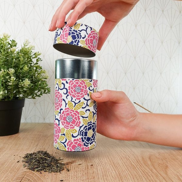 Washi Paper Tea Box - Purple Online Sale - Image 4