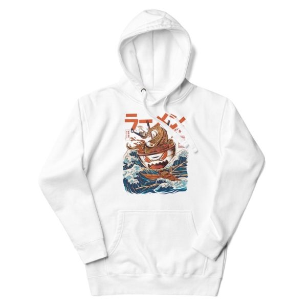 Japanese Art Hoodie - The Great Ramen off Kanagawa For Sale