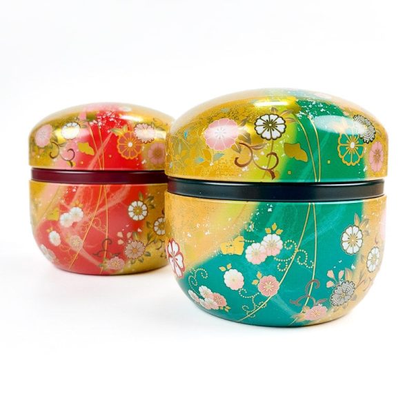 Set of 2 Round Tea Canisters For Cheap - Image 3