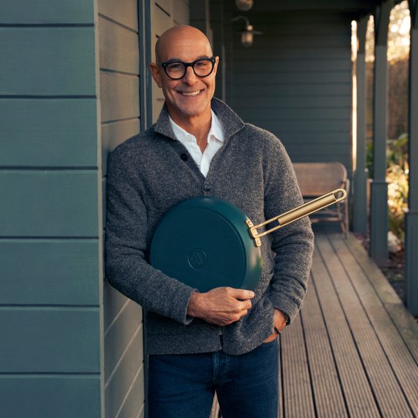 Stanley Tucci™ Ceramic Nonstick 11-Piece Cookware Set with the Tucci Cookbook | Venetian Teal Online Sale - Image 4