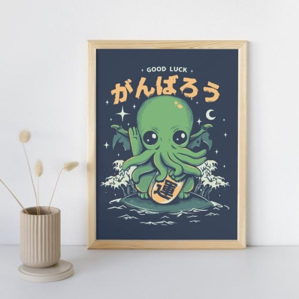 Japanese Poster - Good Luck For Sale - Image 2