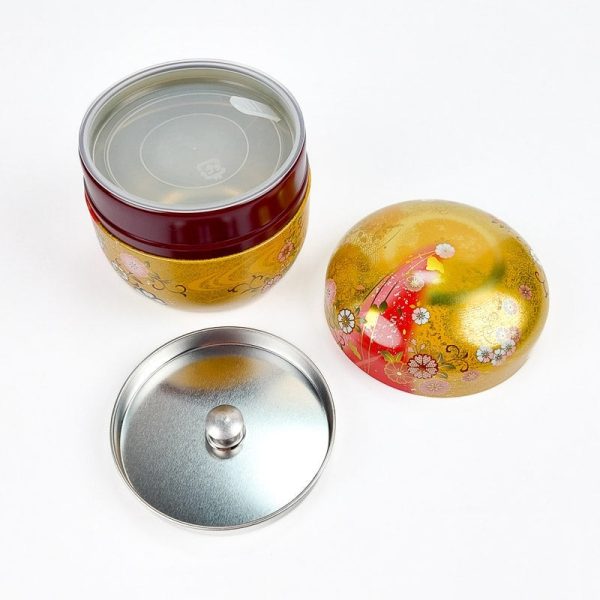 Set of 2 Round Tea Canisters For Cheap - Image 4