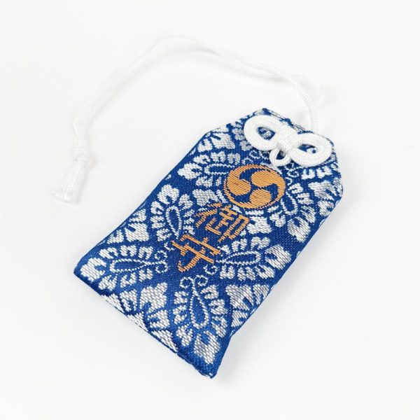Japanese Omamori - Mitsudomoe Blue Cheap - Image 3