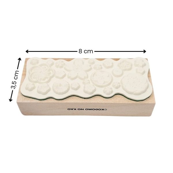 Japanese Wooden Stamp - Flowers For Cheap - Image 3