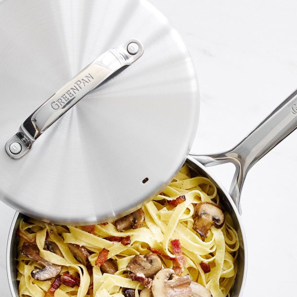 GP5 Stainless Steel 3.26-Quart Saucepan with Lid | Mirror Handles Cheap - Image 4