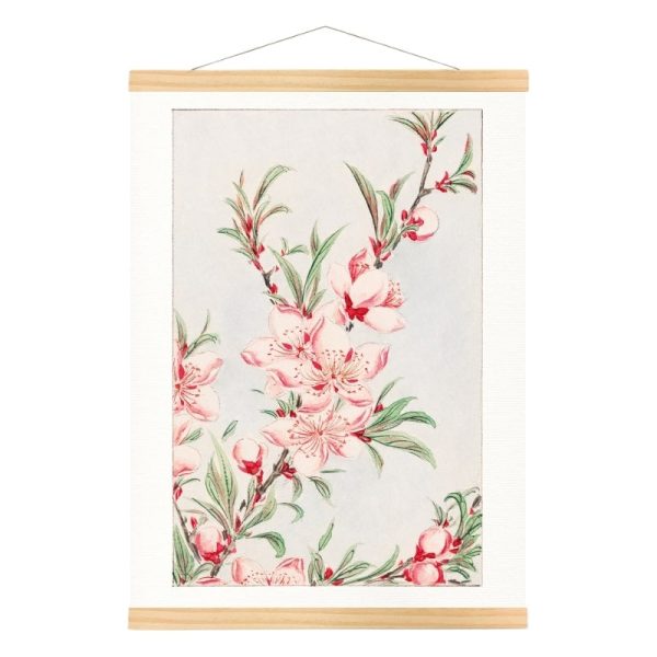 Japanese Block Print - Peach Blossom on Sale - Image 3