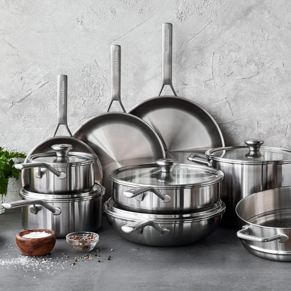 Merten & Storck Stainless Steel 14-Piece Cookware Set Online Hot Sale - Image 2