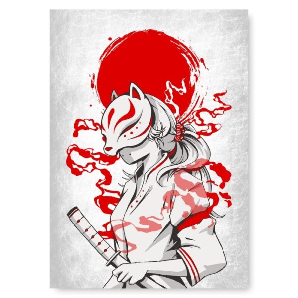 Japanese Poster - Samurai Kitsune Online