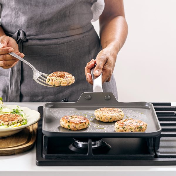 Chatham Ceramic Nonstick 11  Square Griddle For Discount - Image 3